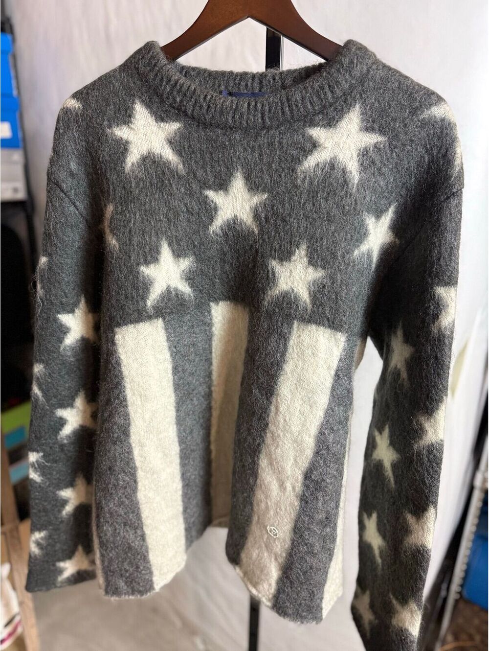 Louis Vuitton Mohair Flag Sweater Men's XXL AW19